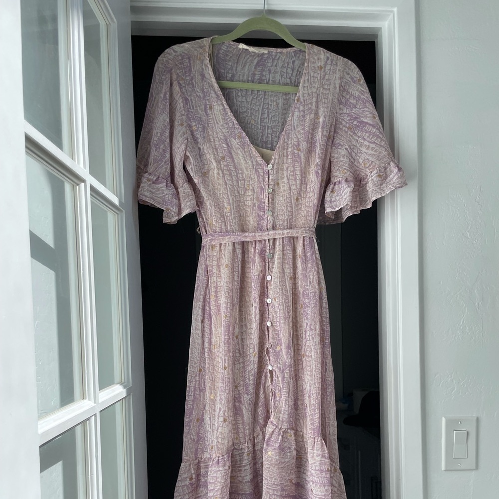 Light purple sheer lovestich maxi dress